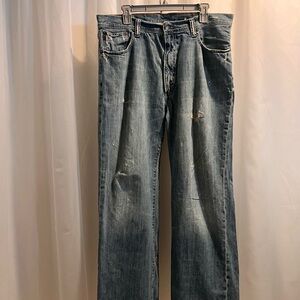 Vintage 2000’s Y2K Men's Abercrombie & Fitch distressed boyfriend straight Jeans